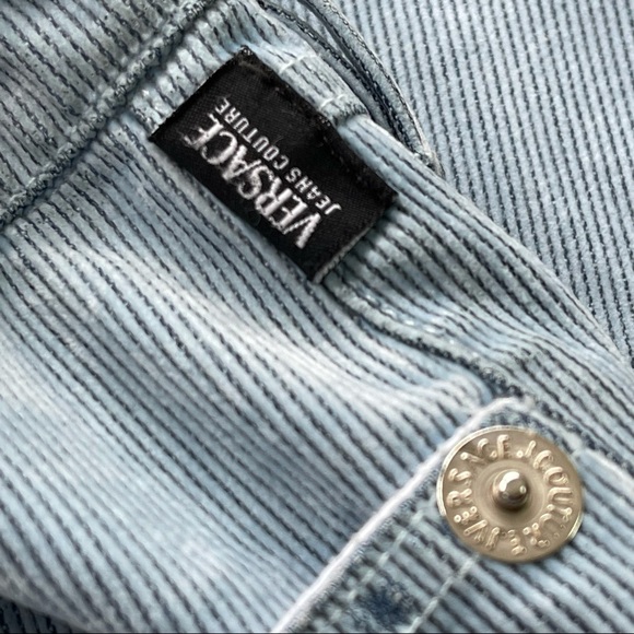 Versace Jeans Couture Flare Leg Pant Size Women 27 - Picture 3 of 14